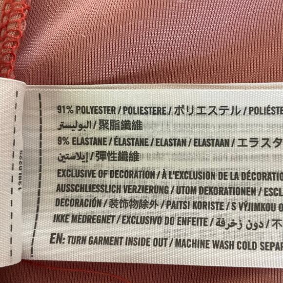 Abercrombie & Fitch Pink Velvet Short Sleeve Top Cropped Scoop Neck Sz MED Y2K - Picture 6 of 7